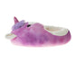 Squishmallow Lola the Unicorn Dual Sizes Slippers Girls'  Ultra Soft Plush Comfort Cozy Warm Indoor Wear Fun Design (Little Kid)