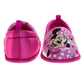 Disney Minnie Mouse Slippers Girls  Soft Plush Cozy Warm Comfort Fit NonSkid Sole Indoor Wear (Toddler / Little Kid)