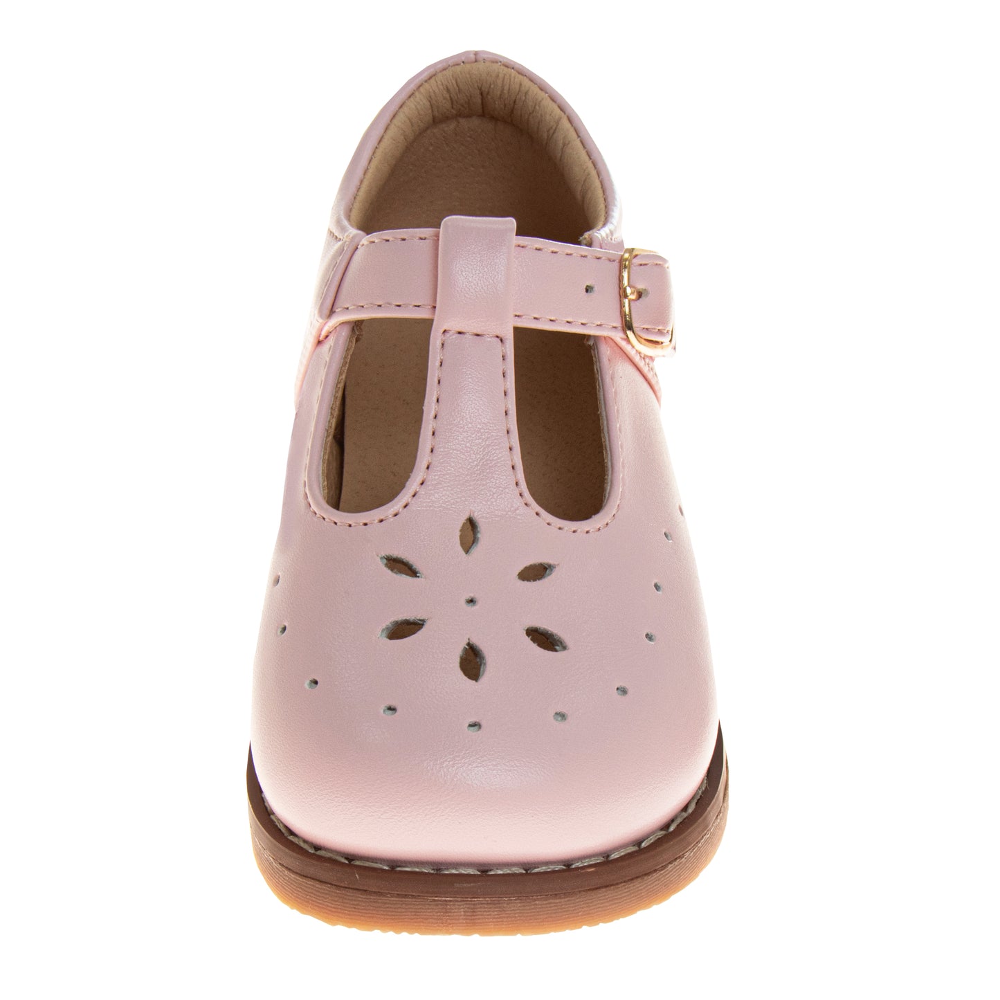 Josmo Unisex Boys Girls' Walking Shoes Hard Sole T-Strap Mary Janes (Infant/Toddler)