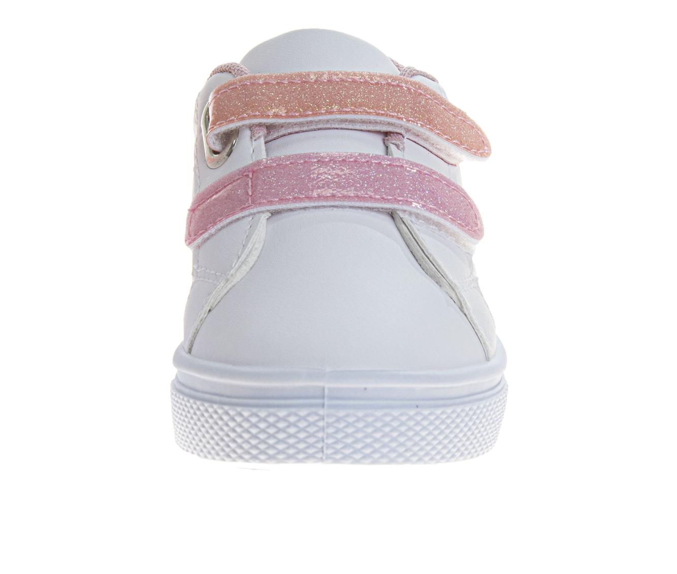 Laura Ashley Casual Sneakers Girls'  Hook & Loop Easy On/Off Everyday Wear Stylish Comfort Fit (Toddler / Little Kid)