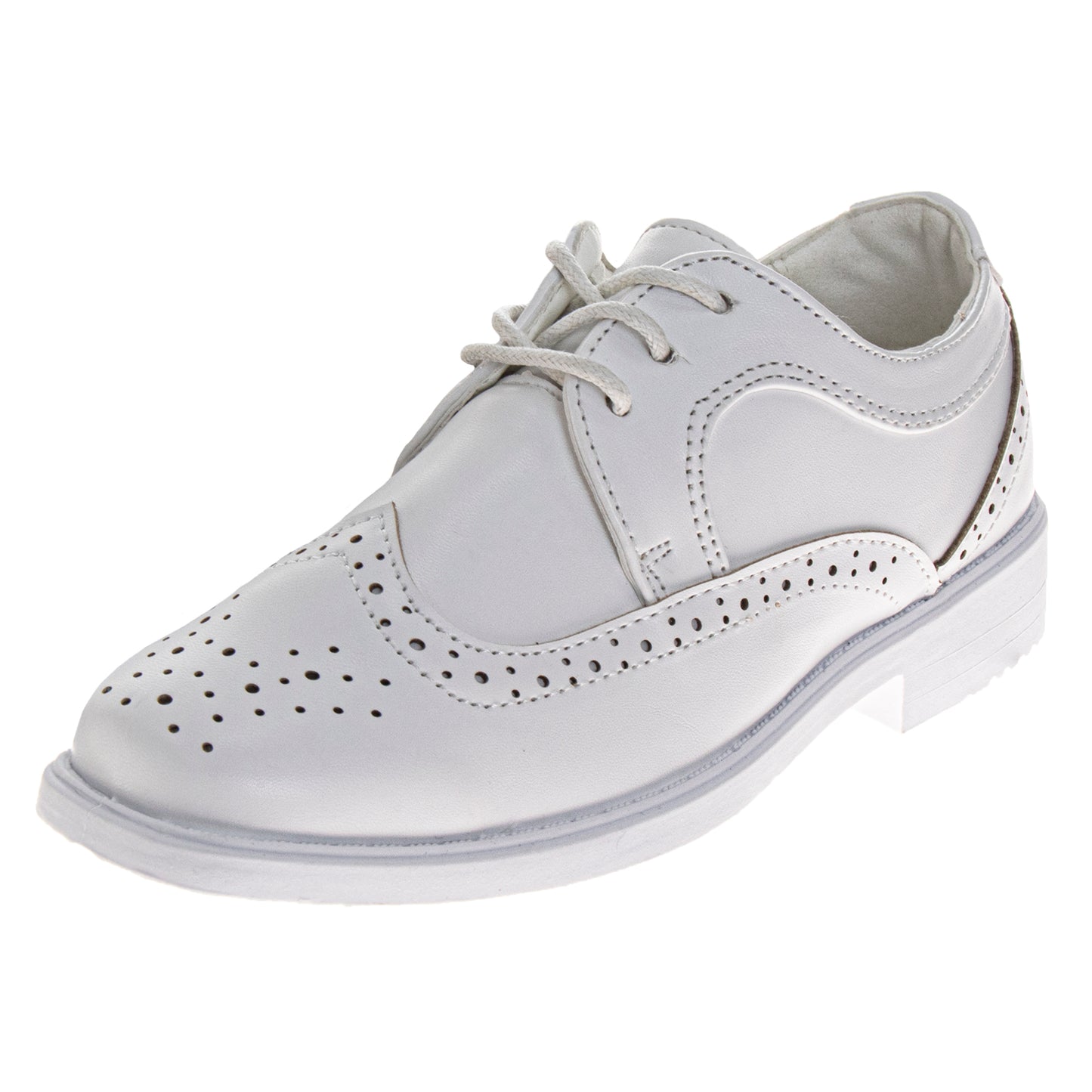 Josmo Wing Tip SlipOn Dress Shoes for Boys / Classic Formal Comfort Style with LaceUp Closure (Little Kid / Big Kid)