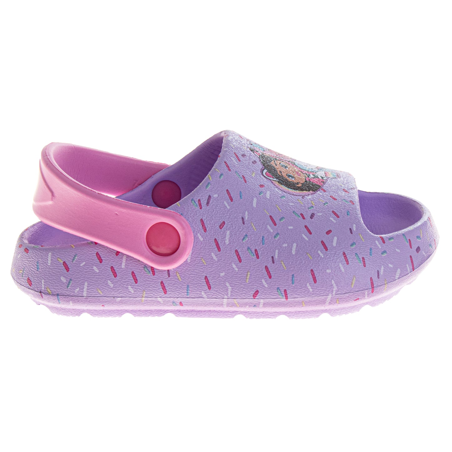 Gabby’s Dollhouse Girls Dual Size Clogs with Back Strap (Toddler / Little Kid)