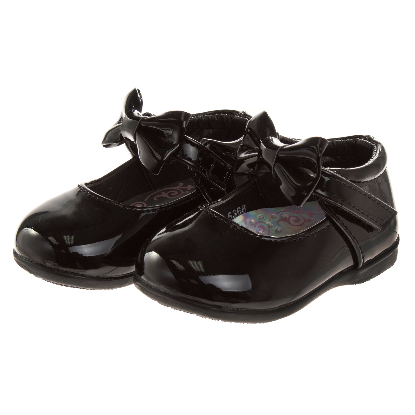 Josmo Girls' Mary Jane Dress Shoes  Classic Style with Bow Detail (Infant / Toddler)