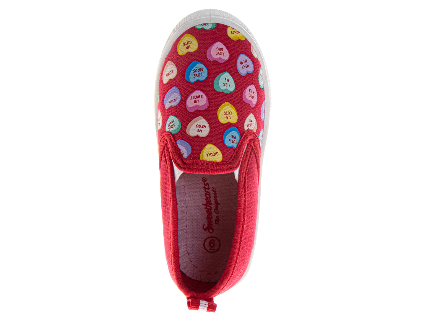 Sweethearts Conversation Hearts SlipOn Shoes Girls  Sweet Style Adorable Easy On/Off Casual Comfort (Toddler)