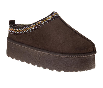 Avalanche Cozy Slippers Women's  SlipOn Comfortable Warm House Shoes Soft Lining Indoor Wear (Adult)