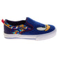 Sonic the Hedgehog Boys Mismatched Slip-On Canvas Sneakers Featuring Sonic and Knuckles (Toddler / Little Kid)