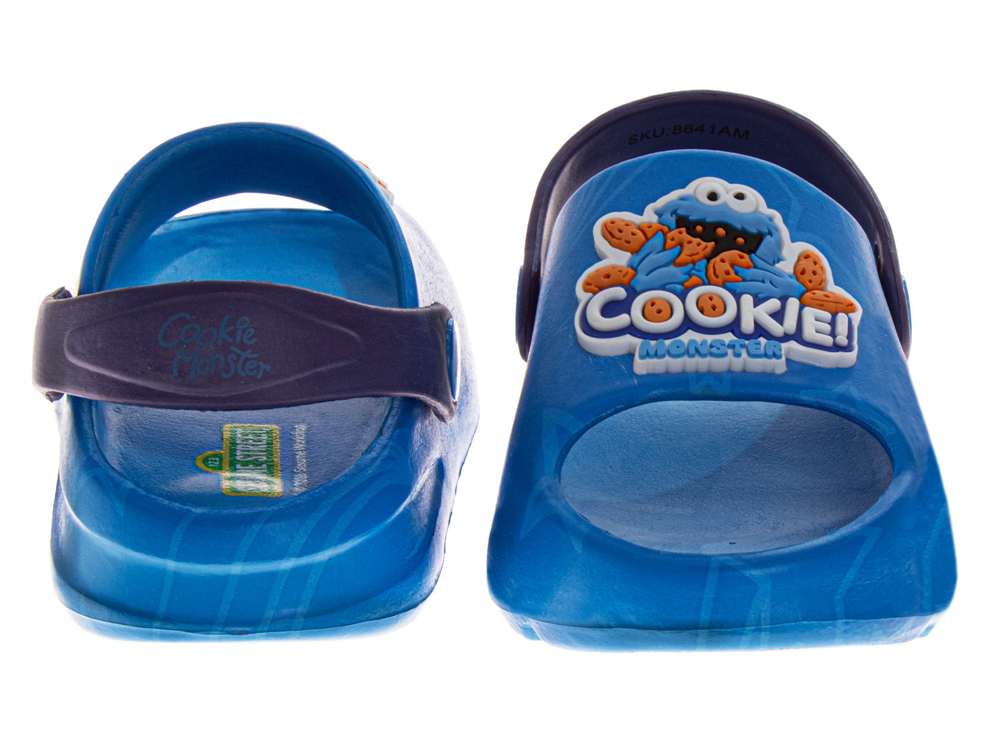 Sesame Street Kids Toddler Boys' Clogs Dual Size Comfort Slip On (Toddler )