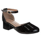 Laura Ashley Low Heeled Dress Shoes Girls'  Elegant Stylish Formal Wear Comfort Fit Easy On/Off (Little Kid / Big Kid)