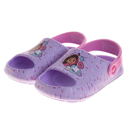 Gabby’s Dollhouse Girls Dual Size Clogs with Back Strap (Toddler / Little Kid)