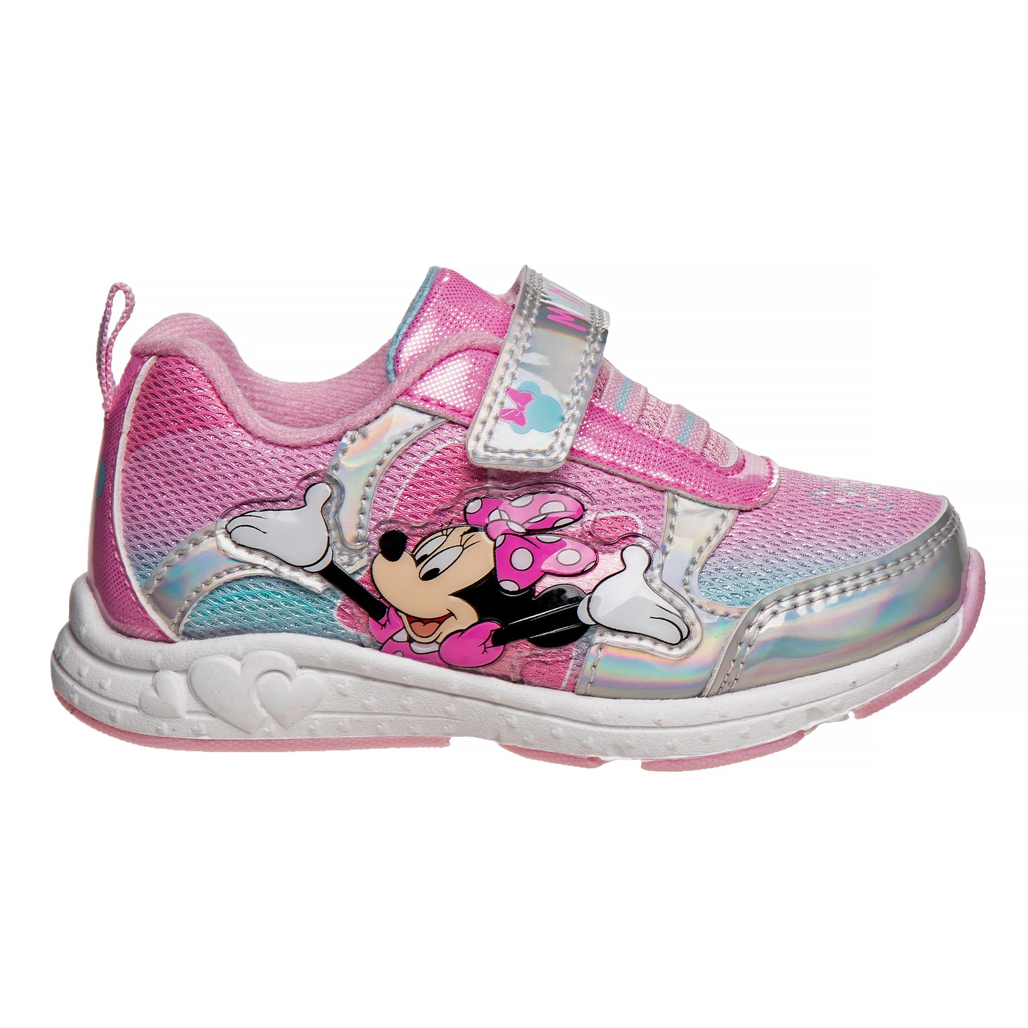 Disney Minnie Mouse Girls' Light Up Sneakers (Toddlers)