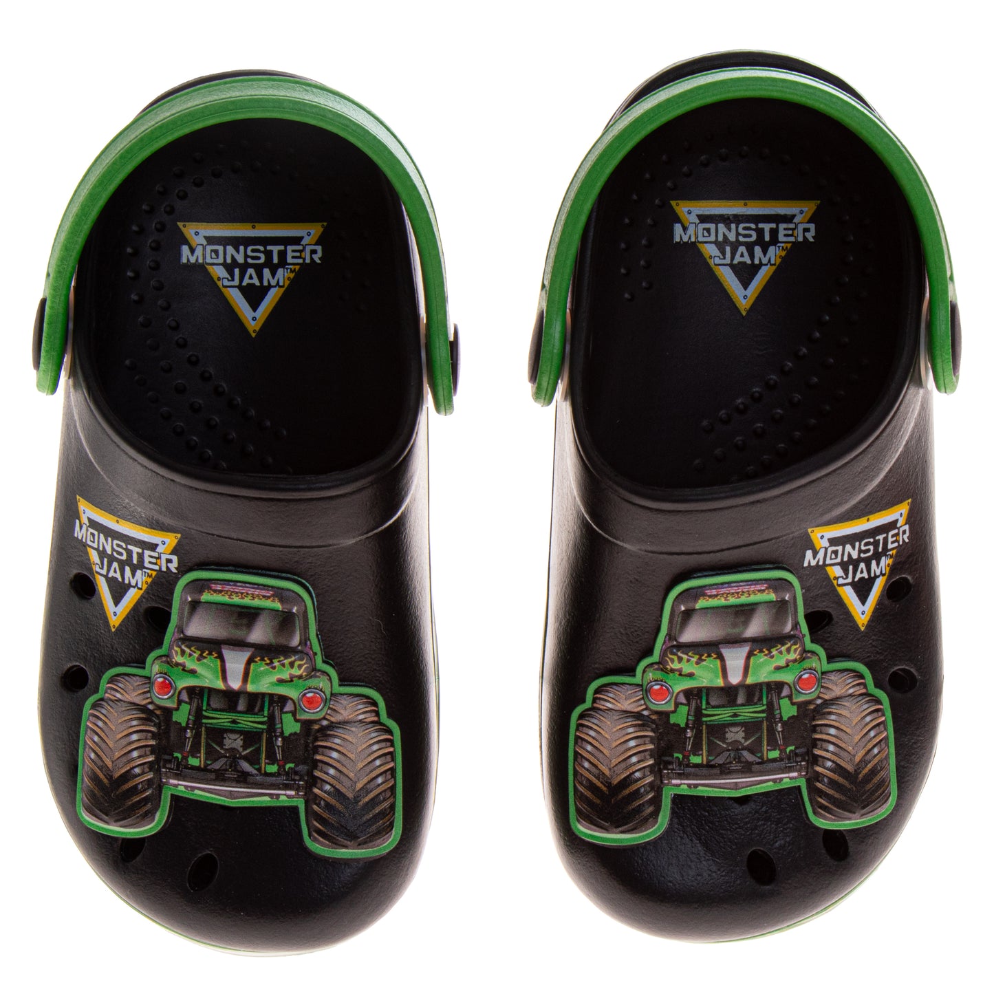Monster Jam Boys Grave Digger Slip-On Clogs with a Back Strap (Toddler)