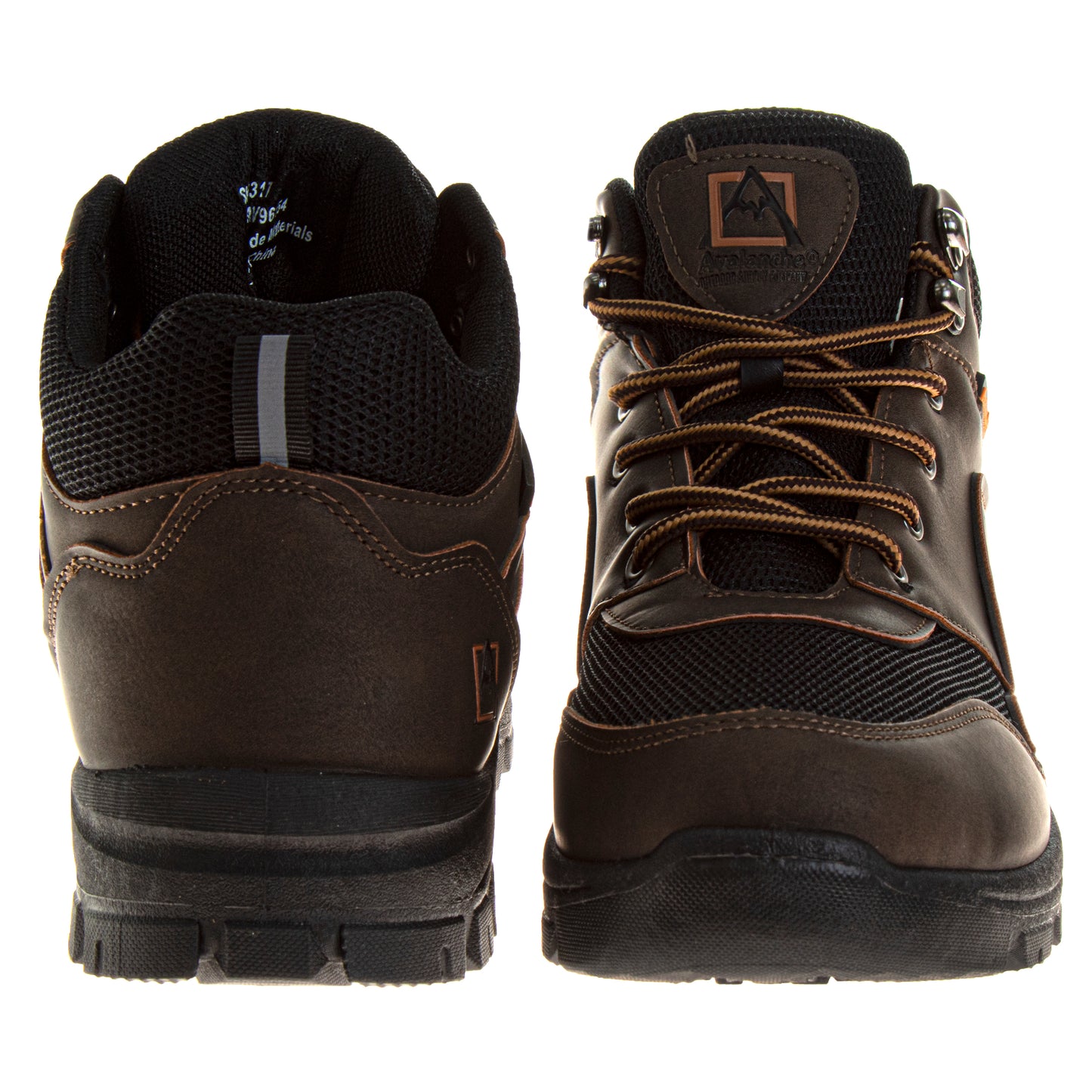 Avalanche Rugged Hiker Boots for Men  Leather HeavyDuty MultiTerrain Workwear Style (Adult)