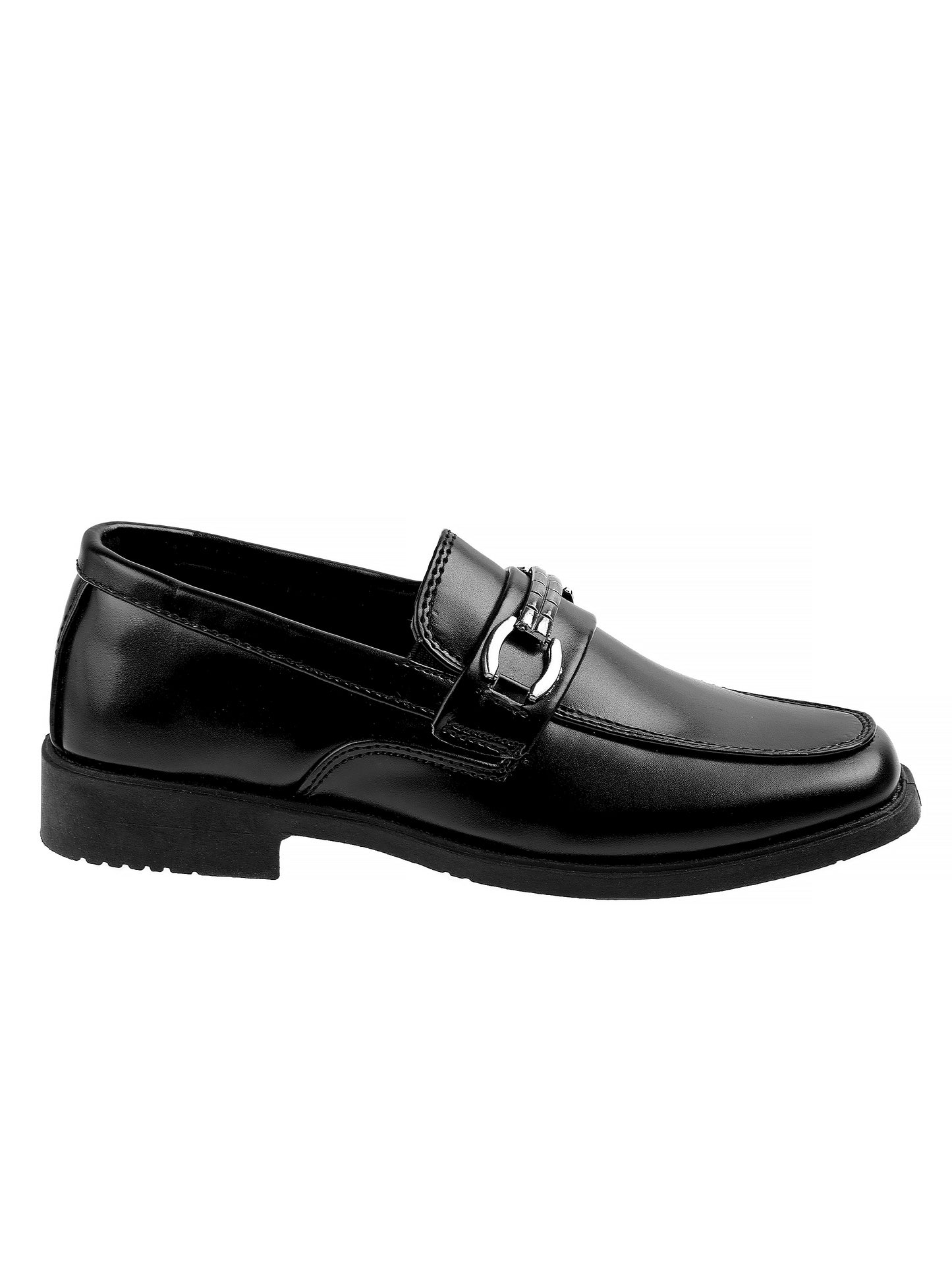 Josmo SlipOn Classic Oxford Dress Shoes Boys'  Easy Slipon Classic Oxford Formal Wear Comfort Fit Metal Accent (Little Kid / Big Kid)
