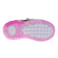 Disney Princess Girls Light-Up Sneakers with Hook and Loop Closure (Little Kid)