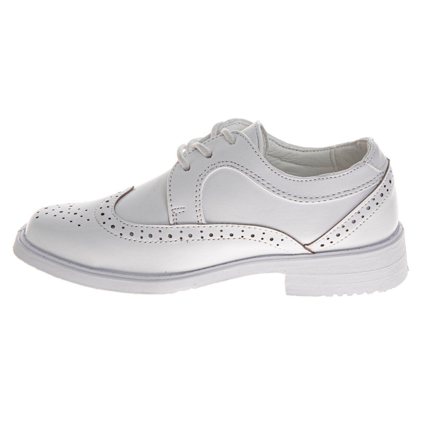 Josmo Wing Tip SlipOn Dress Shoes for Boys / Classic Formal Comfort Style with LaceUp Closure (Little Kid / Big Kid)