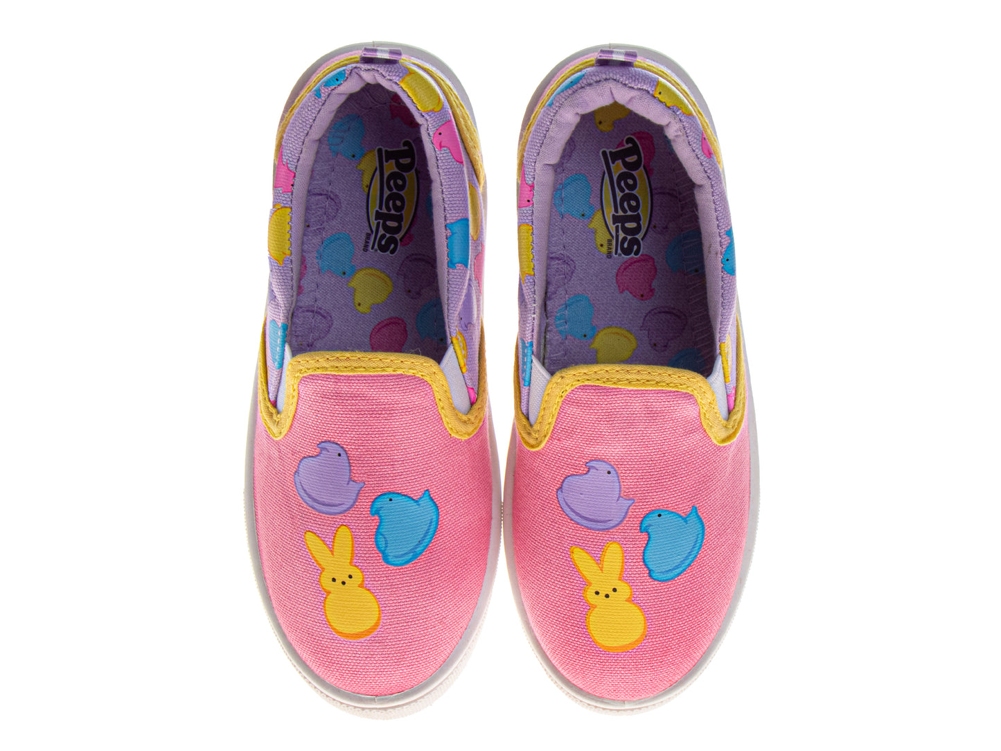 Peeps Canvas Sneakers for Girls - Durable Casual Breathable Fashion Lace-Up (Little Kid / Big Kid)