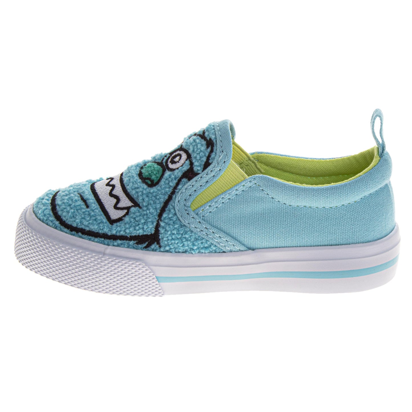 Disney Pixar Monsters Inc. Boys Mismatched Slip-On Canvas Sneakers(Toddler / Little Kid)