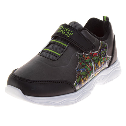 Teenage Mutant Ninja Turtles Boys Light-Up Sneakers Featuring the TMNT Crew (Little Kid)