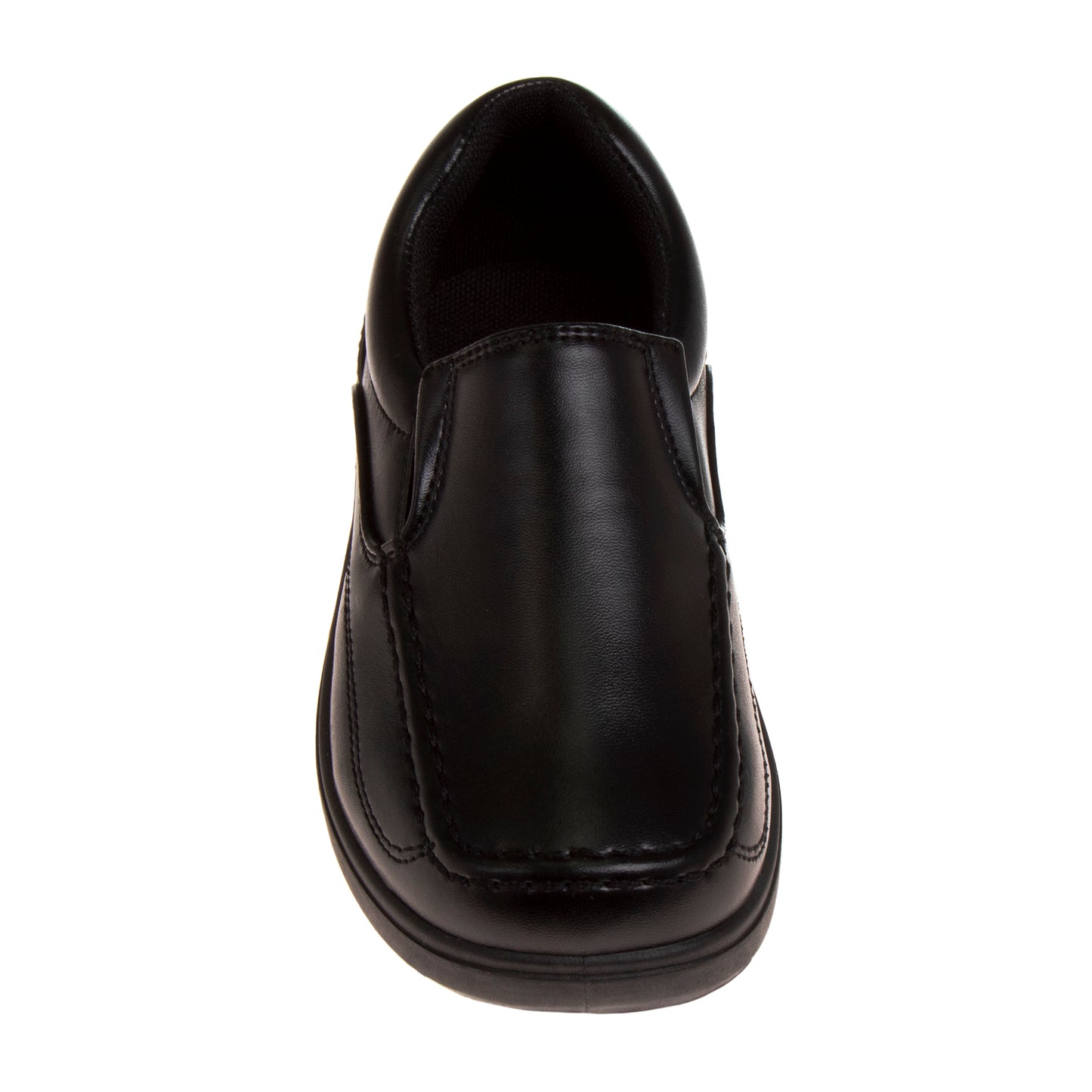 French Toast Black School SlipOn Shoes Boys  Comfort Uniform Approved Easy SlipOn Durable Everyday Wear (Little Kid / Big Kid)