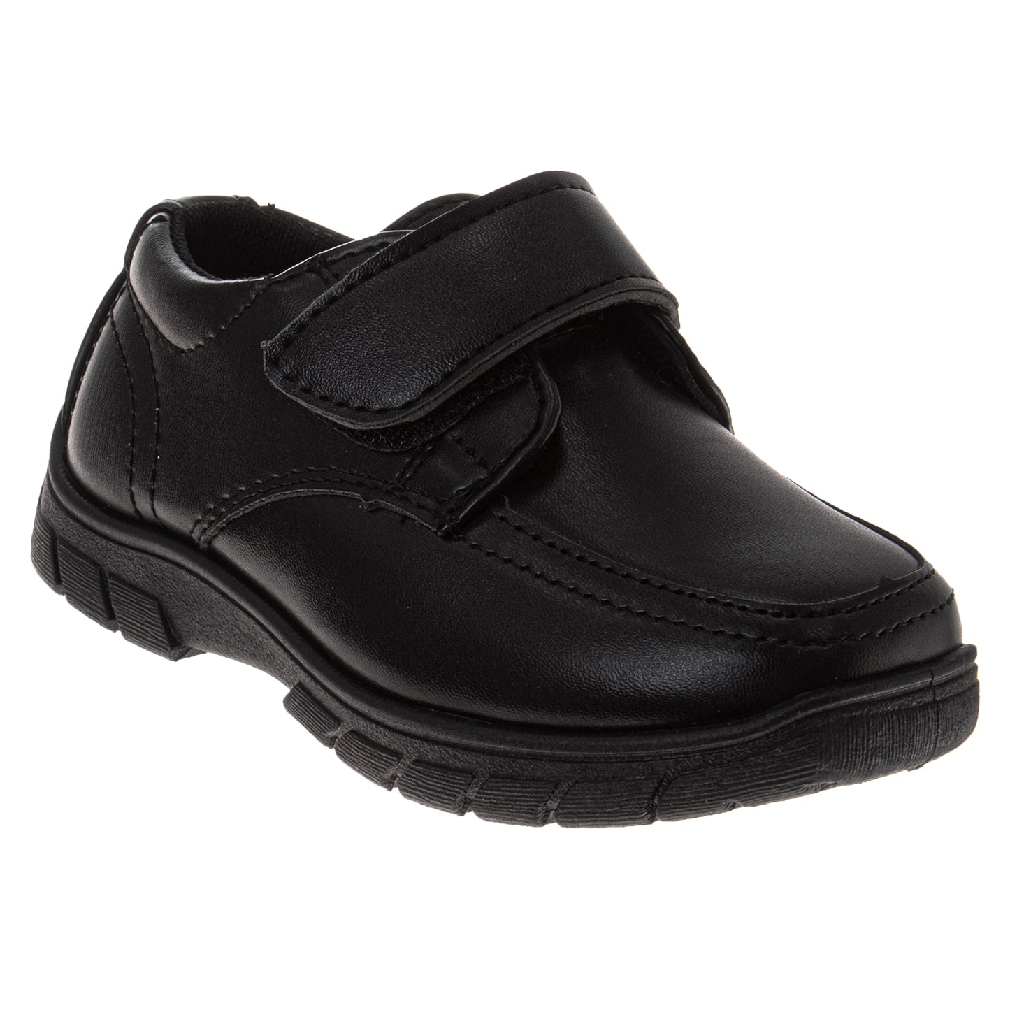 French Toast Classic School Shoes Boys  Uniform Approved Durable Everyday Wear Velcro Closure Comfort Fit (Toddler / Little Kid)