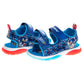 Sonic the Hedgehog Boys Hook and Loop Sport Sandals with Tails (Toddler)