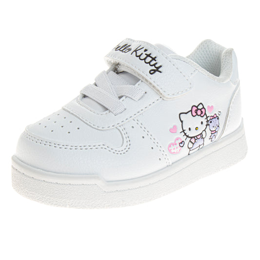 Sanrio Hello Kitty Sneakers for Girls - Lightweight Athletic Breathable Casual Shoes (Toddler)
