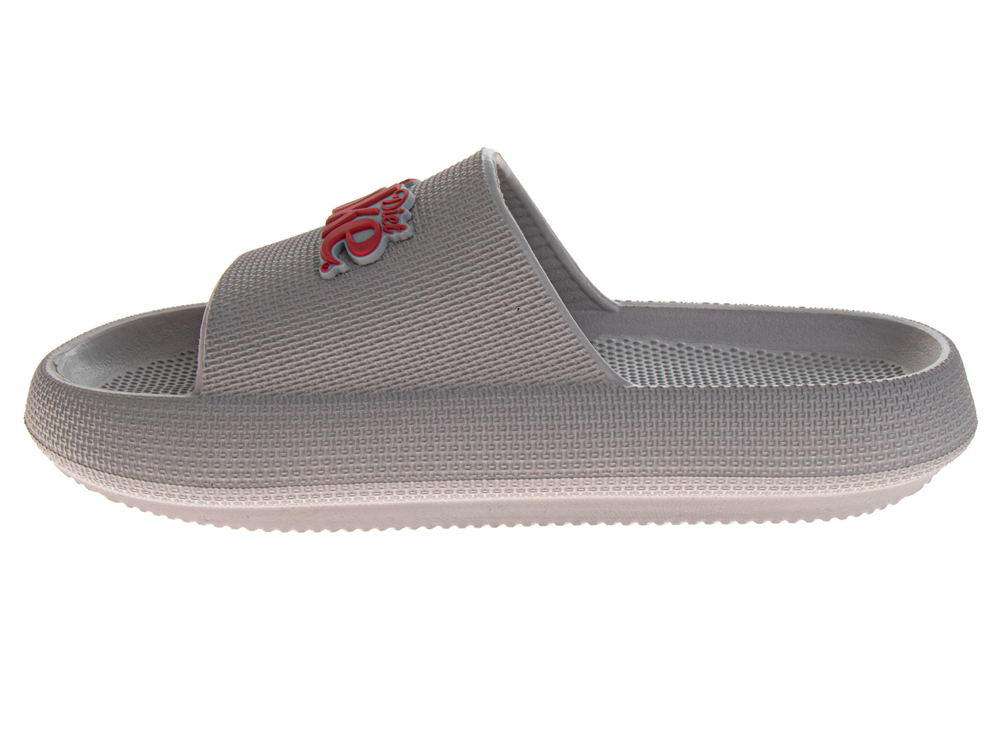 CocaCola COKE Logo Pillow Slides for Men  UltraSoft DualSize Comfort QuickDry Sandals (Adult)