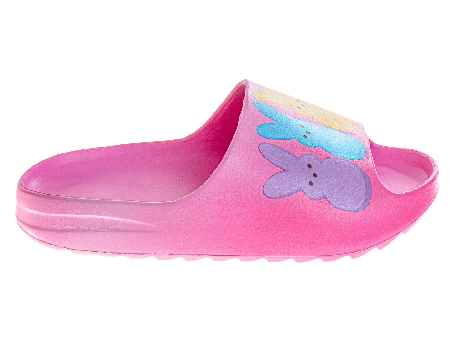 Peeps Slides for Ladies - Lightweight Slip-On Casual Comfort Dual Size (Adult)