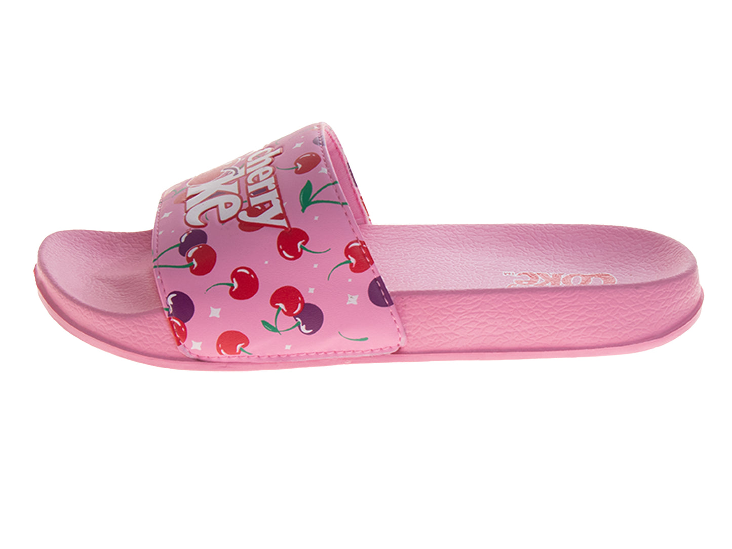 CocaCola Cherry COKE Casual Slides for Women  Comfortable QuickDry Beach Pool Summer Sandals (Adult)