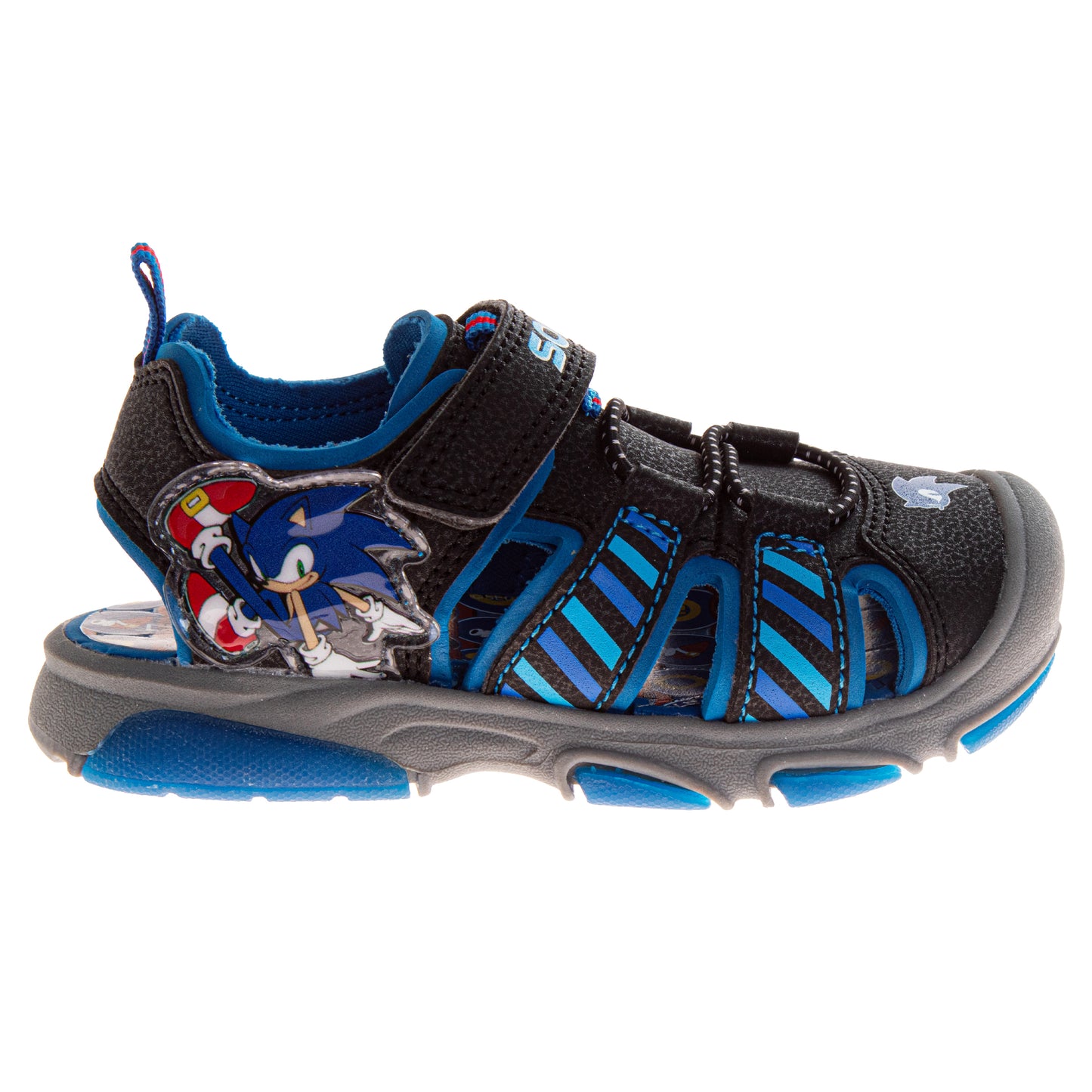 Sonic the Hedgehog & Tails Boys Hook and Loop Sport Sandals (Toddler)