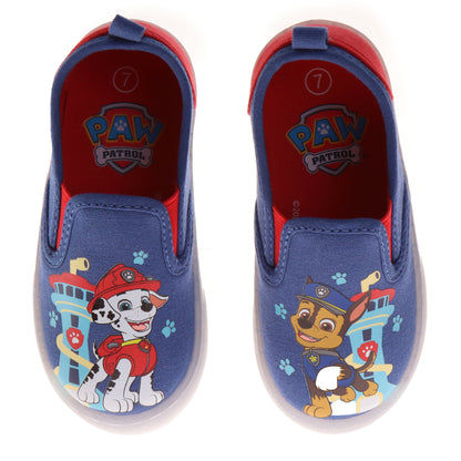 Nickelodeon Paw Patrol Slip On Canvas Boys  Rescue Team Easy Wear Casual Style Durable Canvas NoLace Design (Toddler / Little Kid)