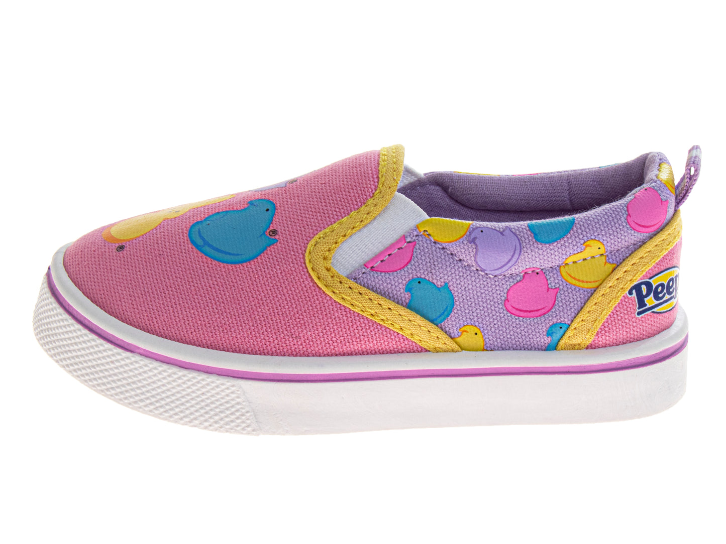 Peeps Canvas Sneakers for Girls - Durable Casual Breathable Fashion Lace-Up (Little Kid / Big Kid)