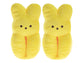 Peeps Slippers for Ladies - Soft Plush Home Comfort Dual Size (Adult)