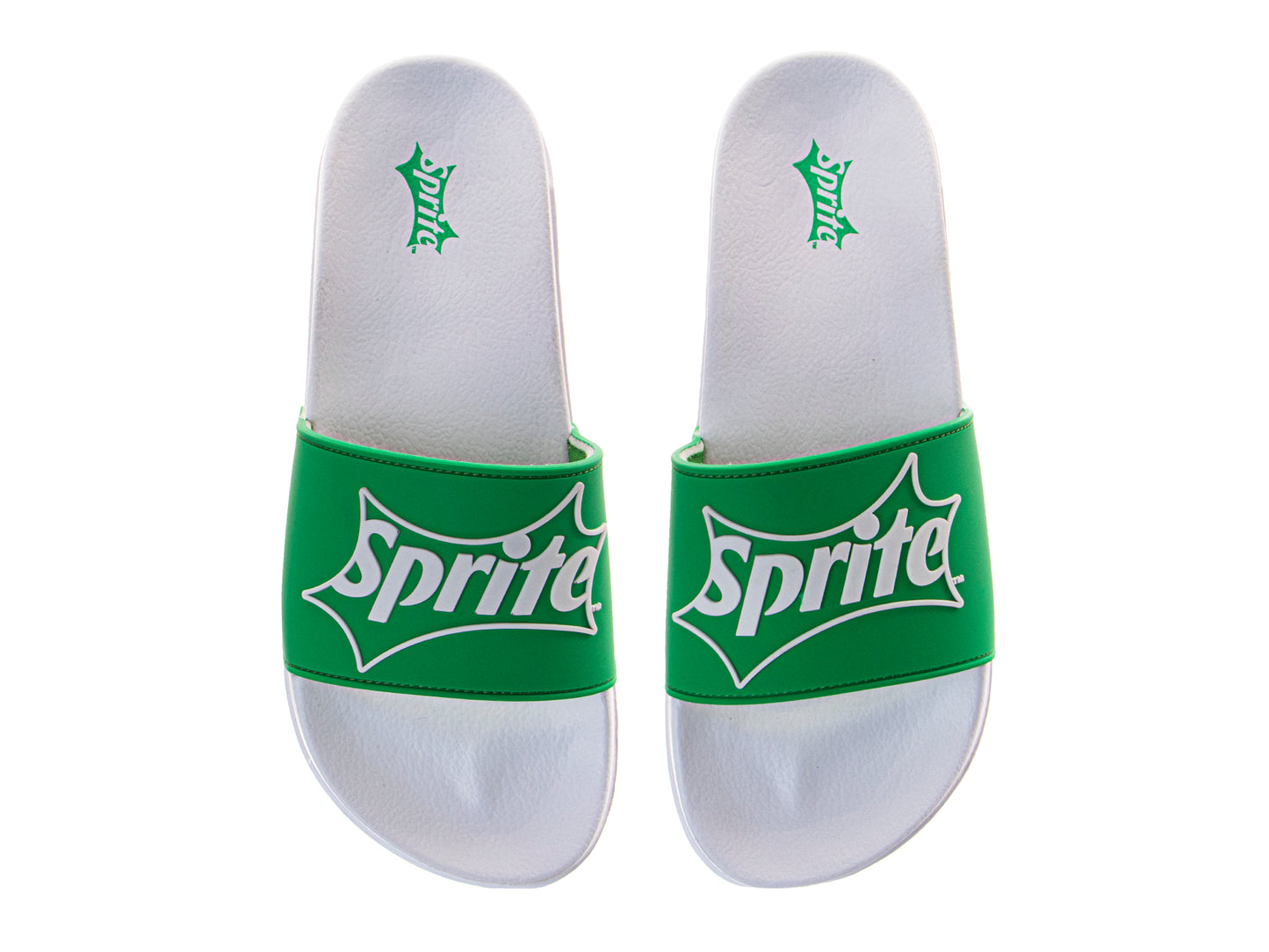 CocaCola Sprite Logo Casual Slides for Men  Comfortable Pool Sandals (Adult)
