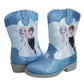 Disney Frozen Girls' Anna and Elsa Western Cowgirl Boots (Toddlers)
