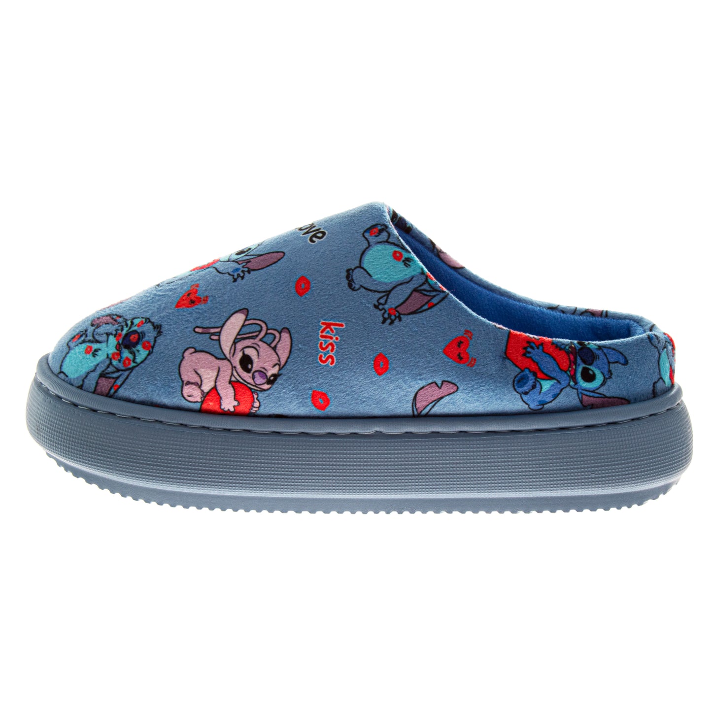 Disney Stitch & Angel Women's Slippers  Cozy and Fun House Shoes (Adult)