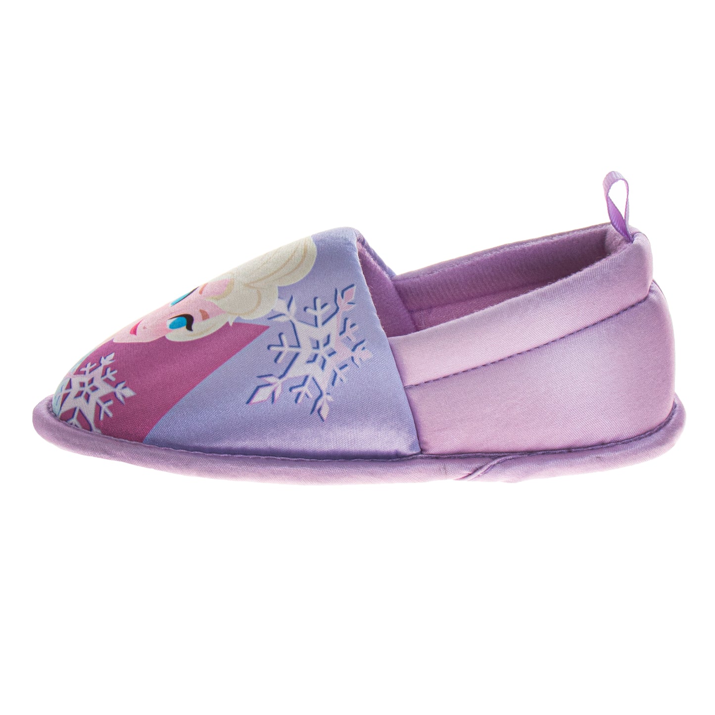 Disney Frozen Girls Slippers  Anna and Elsa Plush Warm Soft Aline Comfy Lightweight House Shoes (5-10 toddler)