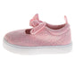 Laura Ashley Girls' MJ Style Sneakers  Classic, Comfortable, and Easy SlipOn Shoes (Toddler / Little Kid)
