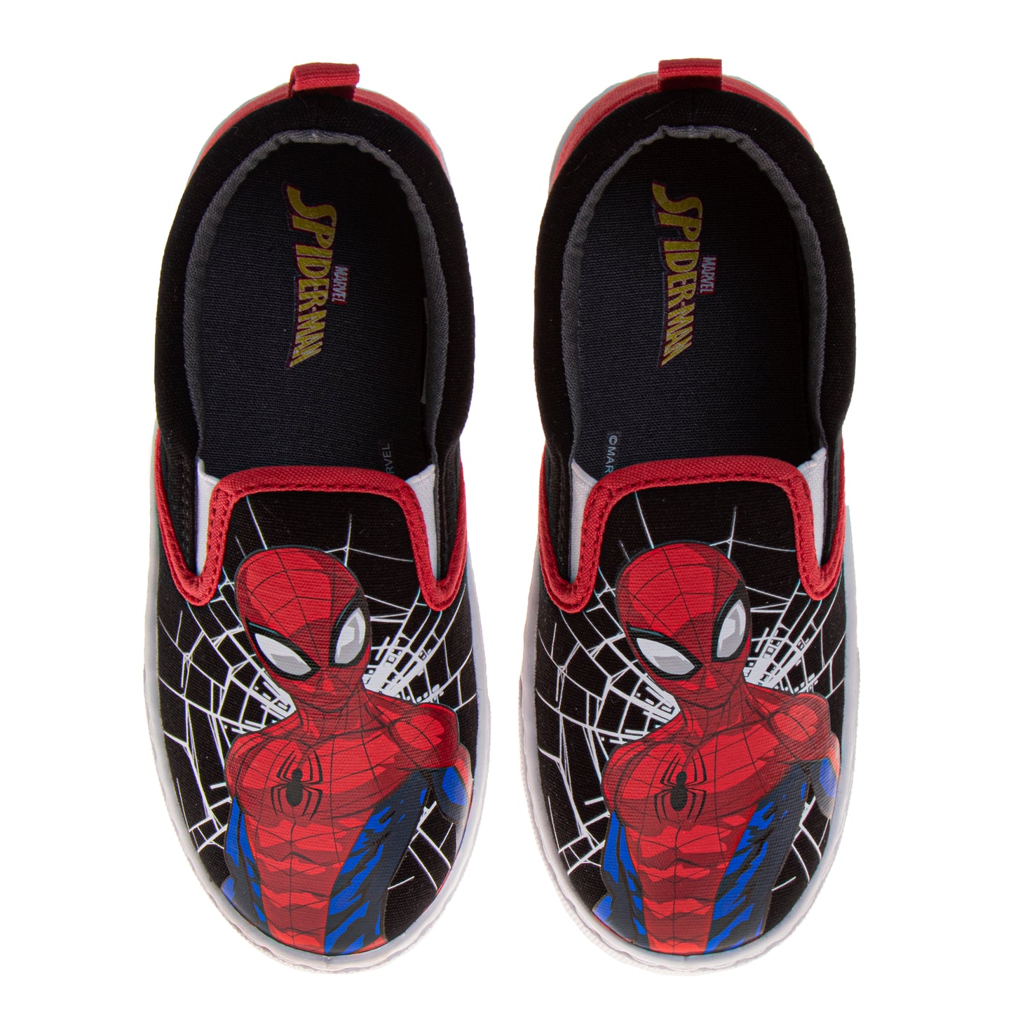 Marvel Spider-Man Boys Slip-On Canvas Sneakers (Big Kid)