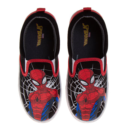 Marvel Spider-Man Boys Slip-On Canvas Sneakers (Big Kid)