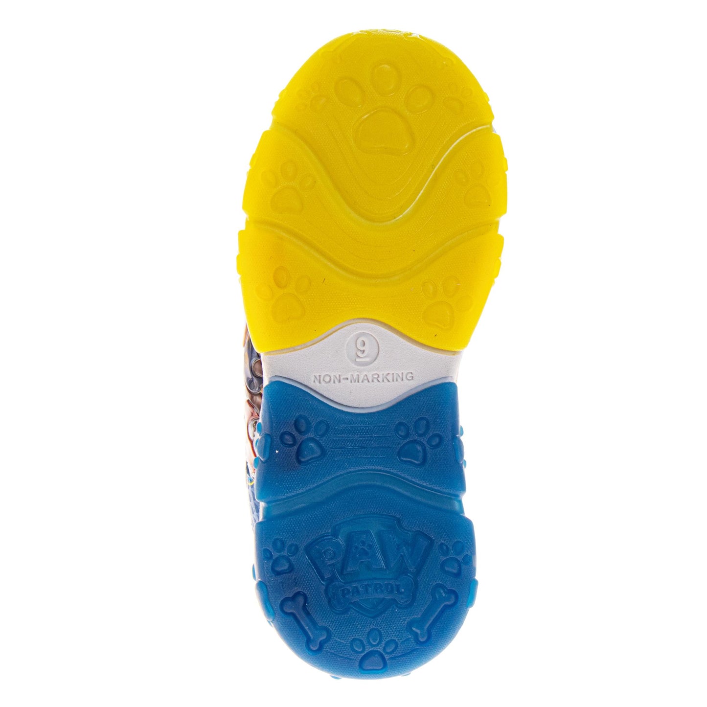 Paw Patrol Boys Light-Up Sneakers with Hook and Loop Closure (Little Kid)