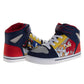 Sonic the Hedgehog Boys High Top Sneakers with Hook and Loop Closure (Big Kid)