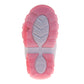 Disney Minnie Mouse Boots Girls  Pink Glitter Details Fashion Warm Lined Side Zipper Durable Sole (Toddler / Little Kid)