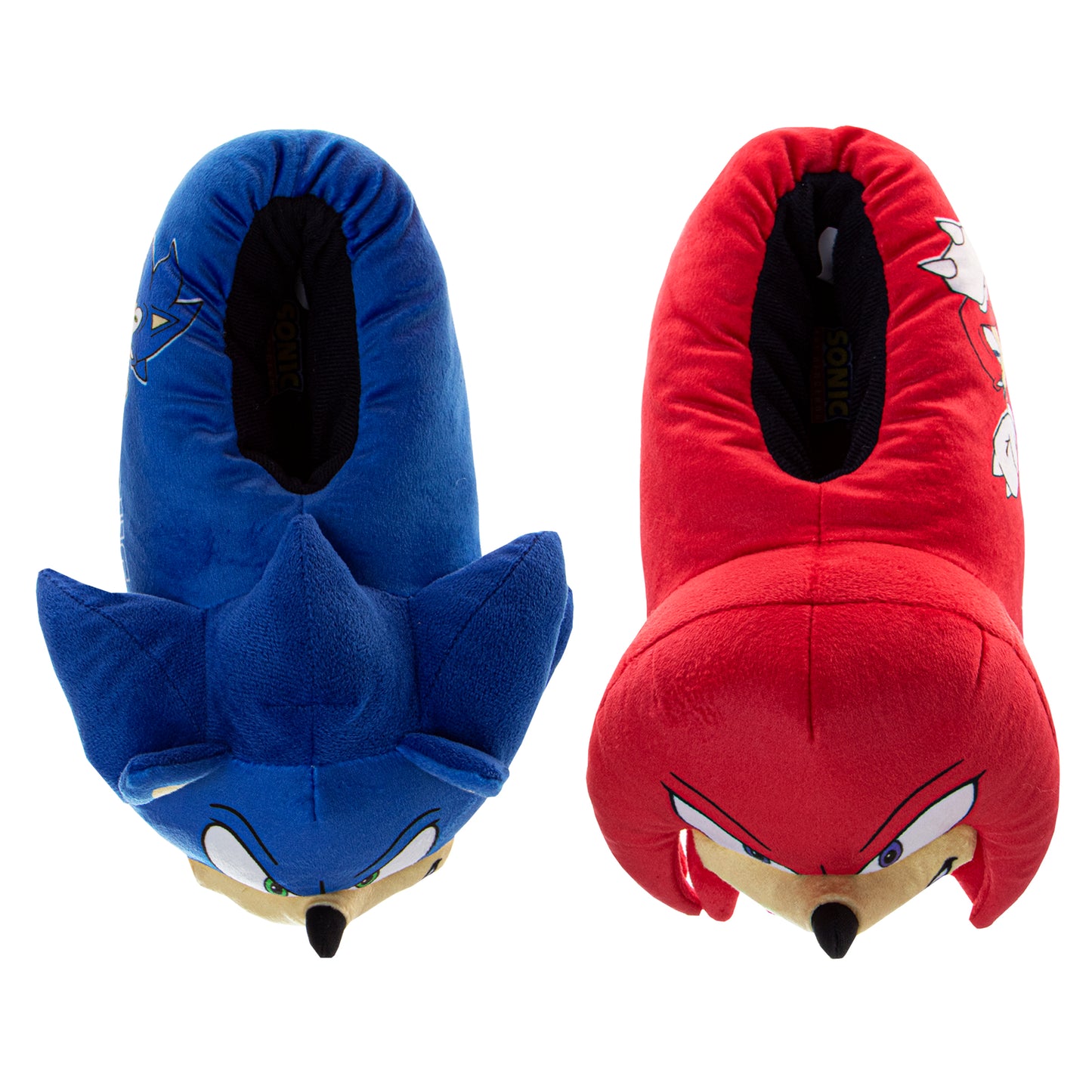 SEGA Sonic the Hedgehog Kids' Slippers  Lightweight, Plush, and Warm House Shoes (Little Kid / Big Kid)