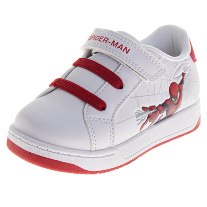 Marvel Spider-Man Boys Sneakers with Hook and Loop Closure (Little Kid)