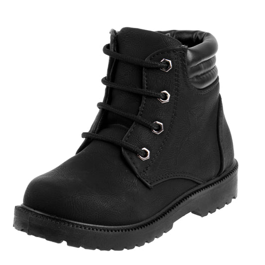 Rugged Bear Casual Boots for Kids / Unisex Durable LaceUp Comfort Design (Little Kid)