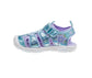 Disney Girls Frozen LED Light Up Sandal - Outdoor Slipon Quick Dry Waterproof Shoe - (Toddler)