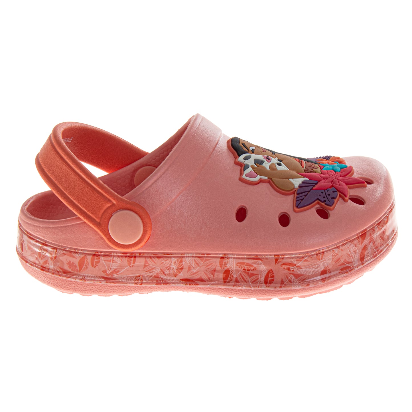 Disney Moana Girls Slip-On Clogs with Back Strap (Toddler)