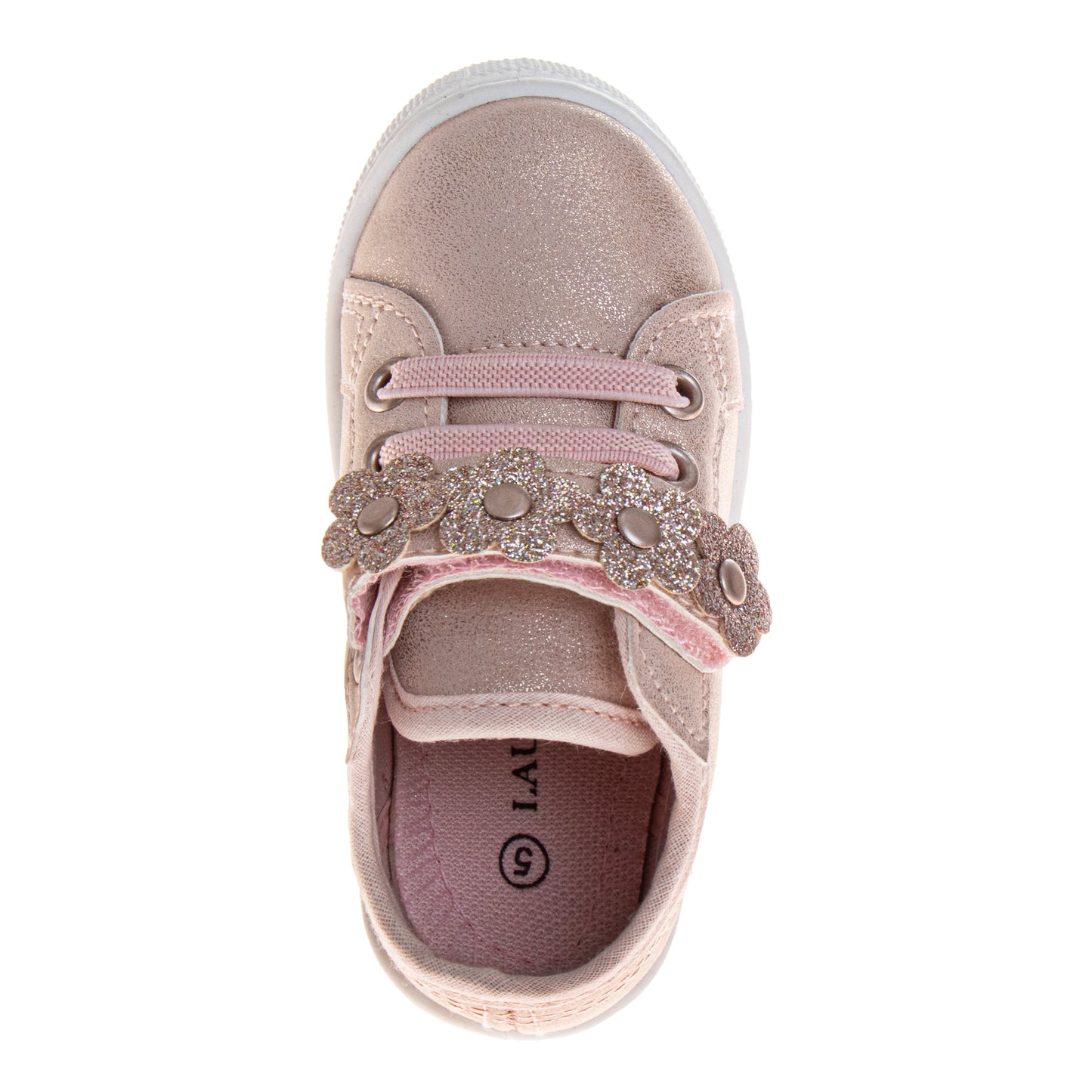 Laura Ashley Girls' Sneakers  Casual, Lightweight, and Comfortable Everyday Shoes (Toddler)