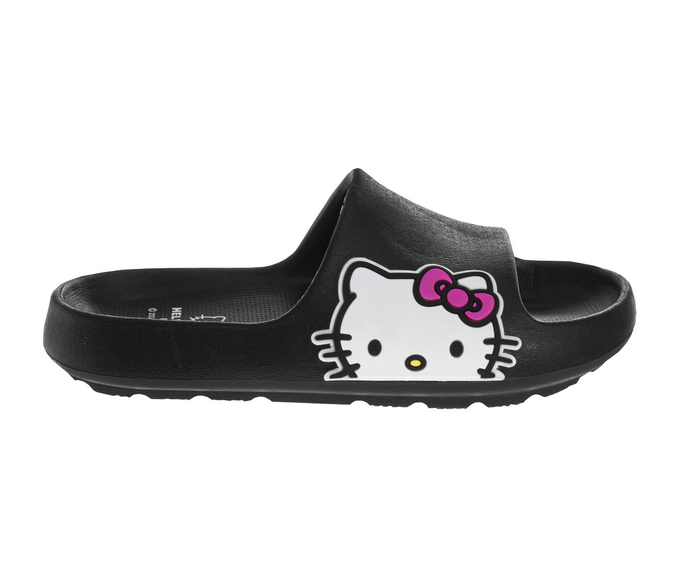 Hello Kitty Slides Women's  SlipOn Waterproof Casual Comfort Fun Design Summer Beach (Women’s / Adult)